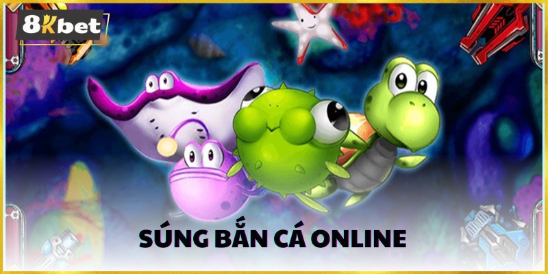 Súng bắn cá là loại vũ khí quan trọng trong game bắn cá online tại 8kbet