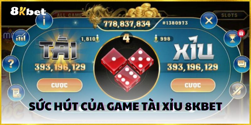 Sức hút của tài xỉu so với các tựa game khác